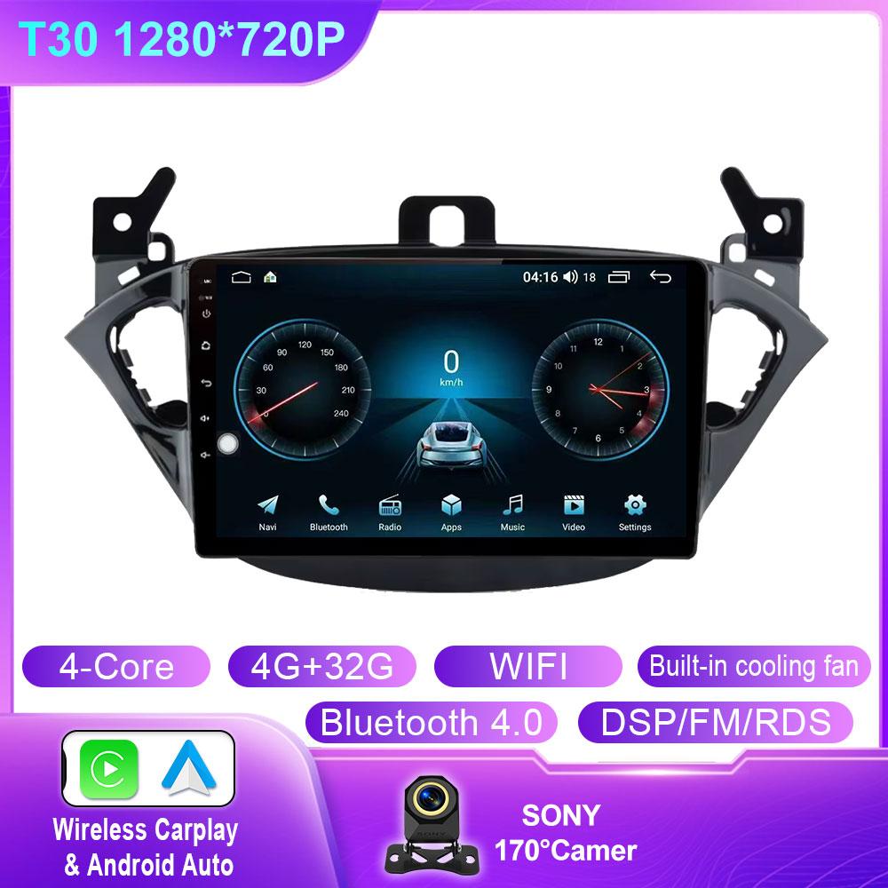 

Carplay Android 14 Car Radio Audio Multimedia For Opel Corsa E 2014 2015 - 2019 GPS Navigation Auto Stereo Monitor BT 4G WIFI