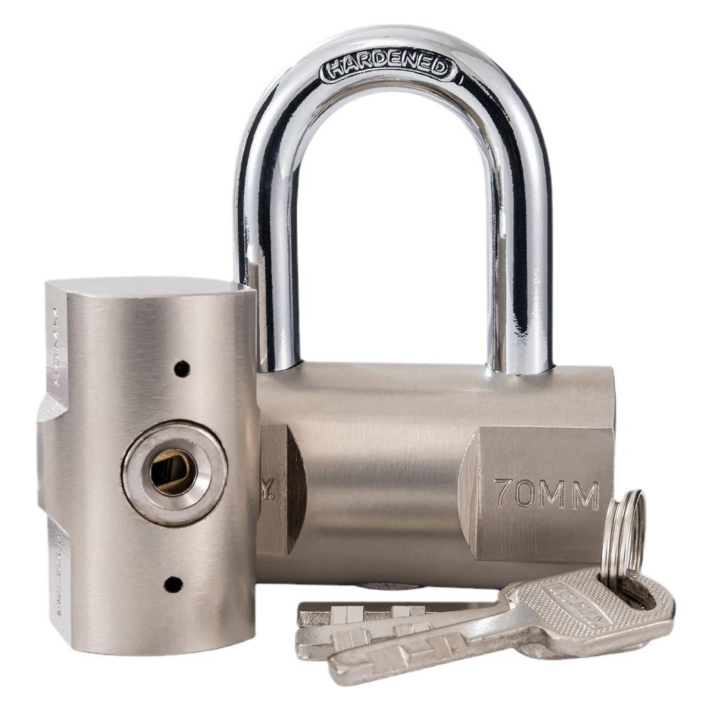 Stainless Steel Security Lock Waterproof Anti-theft Padlock  Outdoor Gym Dormitory Cabinet Door