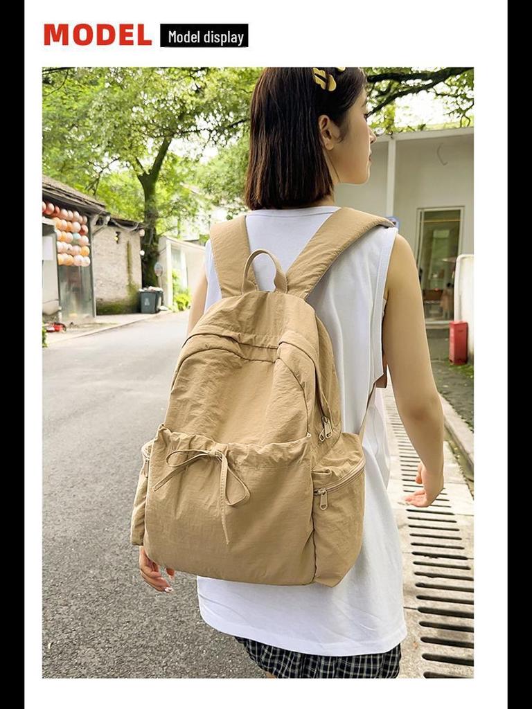 Trendy Versatile Backpack for Junior & Senior High School Students - Fashionable, Large Capacity, Perfect for Commuting and Travel