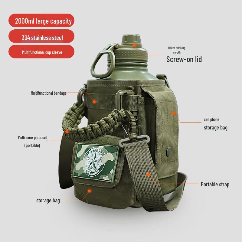 Churong Insulated Stainless Steel Outdoor Sports Water Bottle