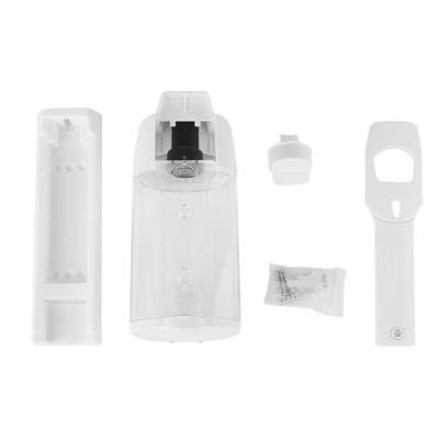Dispenser manuale in plastica da 350 ml per sapone liquido, shampoo, lozione, da parete per bagno e hotel