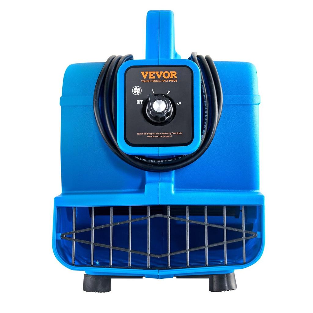 Floor Blower 1360 RPM 600 CFM Air Mover with 4 Blowing Angles 3-Speeds