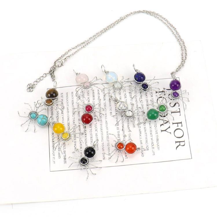 Crystal Wire Material Necklace Multicolored Pendant Choker Clothing Decorations