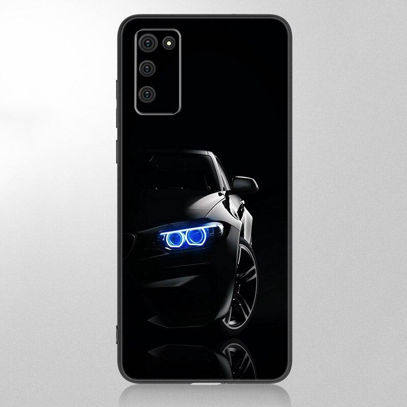 Cool Sports Car Phone Case For Samsung Galaxy A12 A02S A22 A32 A52 A72 A71 A51 A41 A31 A21 A11 A50 A70 A10S A20S Black Cover