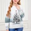 Christmas Day Sweatshirts For Children Boys And Girls Knit Sweater Cute Shirt Fall Crewneck Pullover Tops