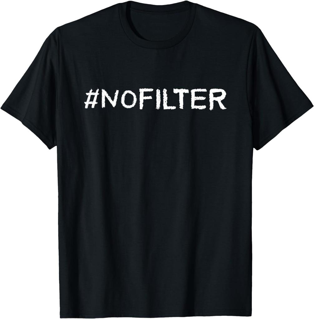 Hashtag Filter & No Filter Nofilter Couple Halloween Costume T-Shirt