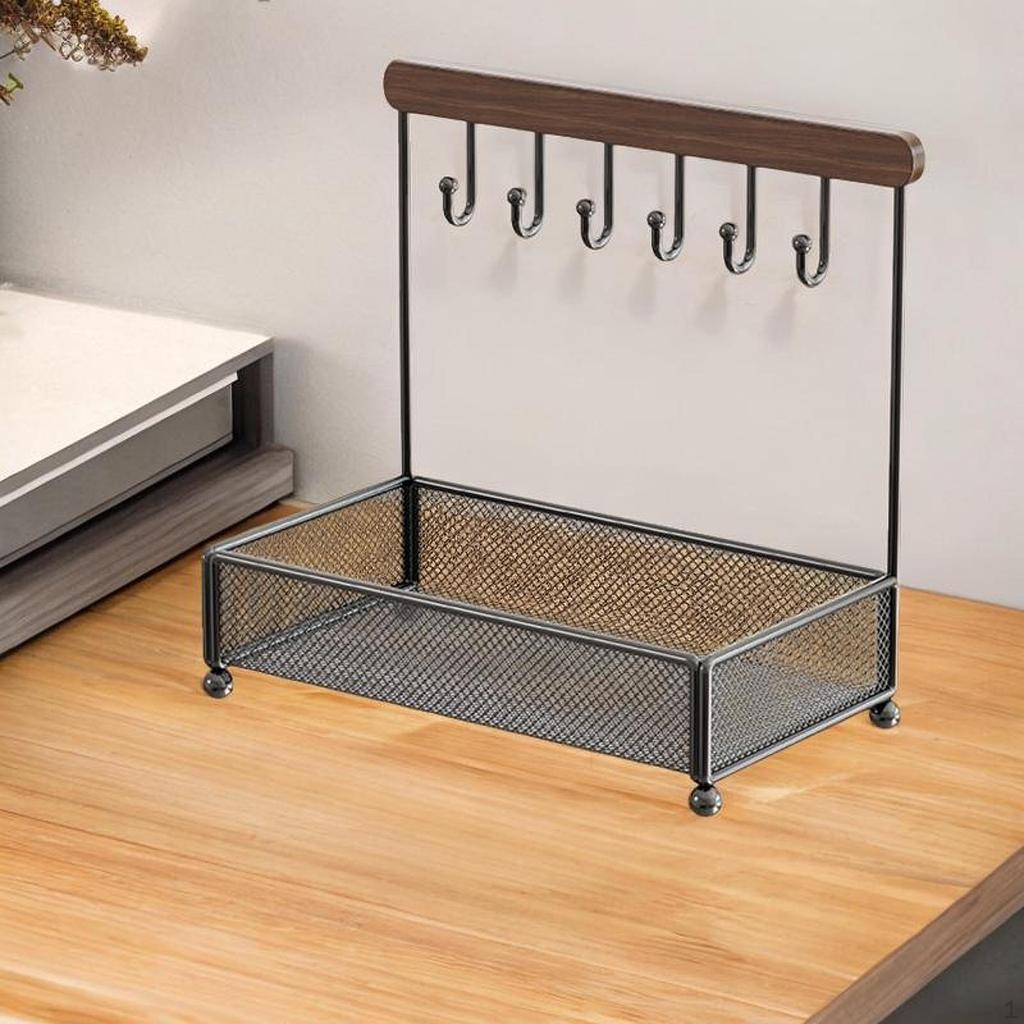 Jewelry Organizer Stand Key Tray for Entryway Table Decorative Catchall Gifts with