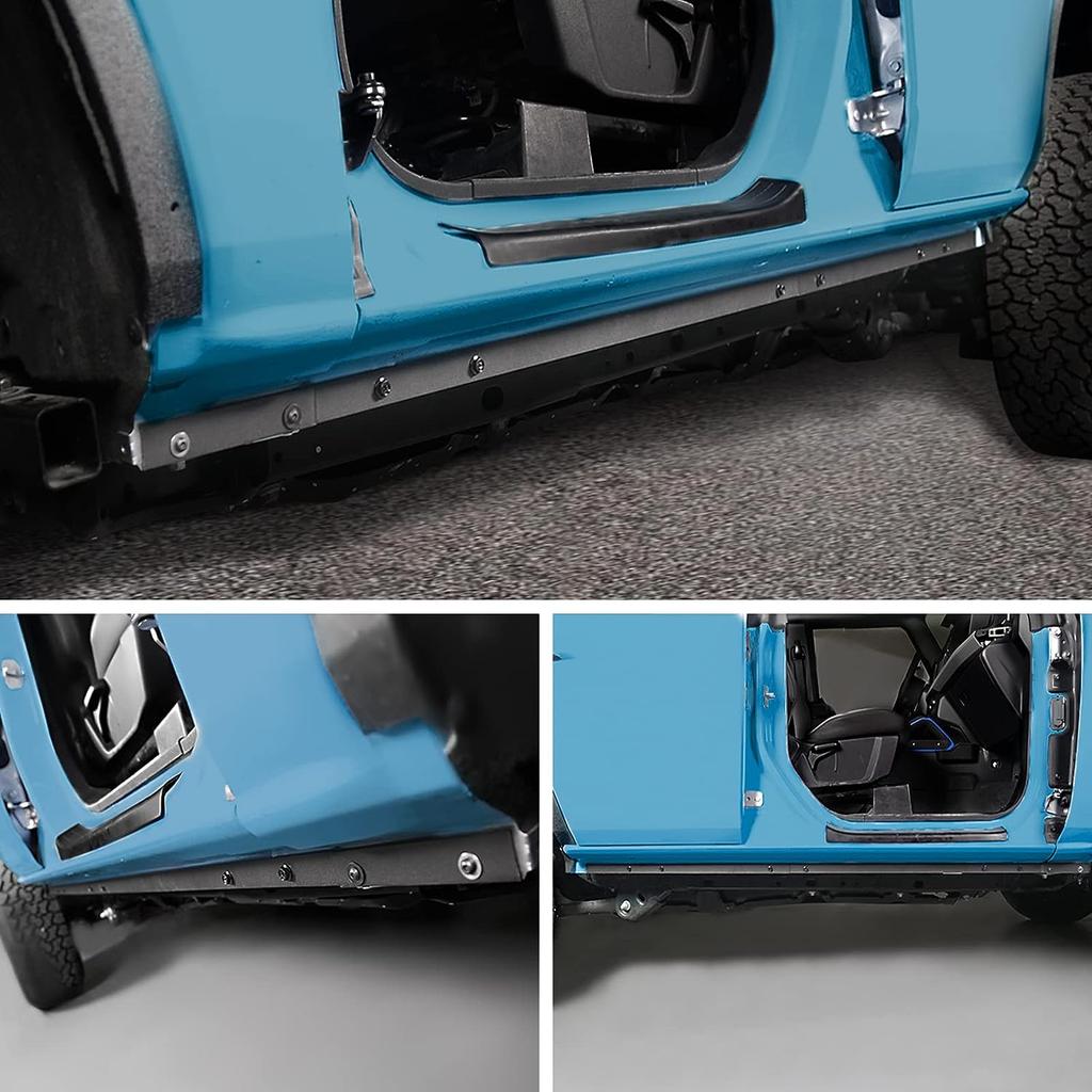 Pinch Weld Cover For Ford Bronco 4Door 2021 2024 2024 Trail Armor Rocker Panels Guard Side Skirts Splitter Styling Sports Body
