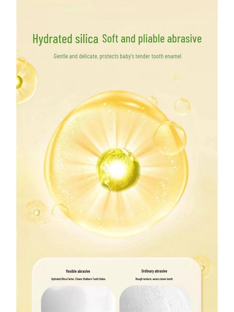 Hebei Kids Fruit-Flavored Toothpaste with Olaflur for Gum Protection & Stain Removal, Non-Spicy