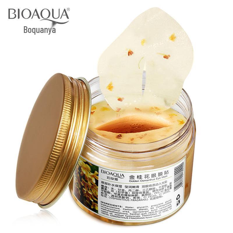 BIOAQUA Osmanthus Hydrating Eye Mask Patches for Wrinkles, Eye Bags, and Dark Circles.