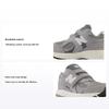 NB 2002R Rzepy Oddychające Niskie Buty do Chodzenia Buty Dziecięce Szaro-Białe IV2002ST