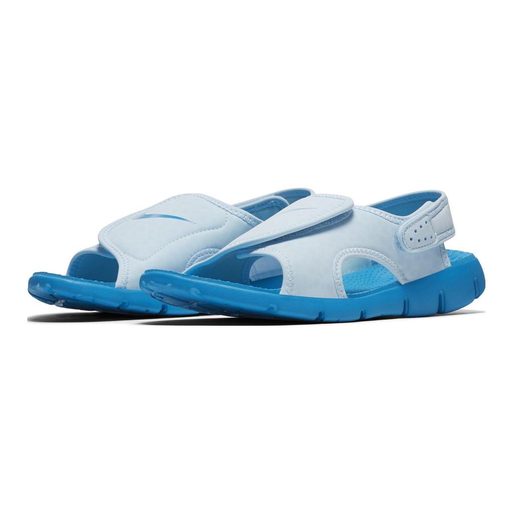 Nike Sunray Adjust 4 Slip Resistant Cushioning Breathable Children's Sandals Blue Kids' 386520-405