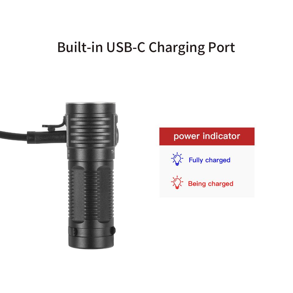 ThruNite T1S V2 LED Handheld Flashlight with Magnetic Tail Compact and Lightweight EDC 1212 Lumens Perfect for Outdoor Mountain Night and More CW Cap,