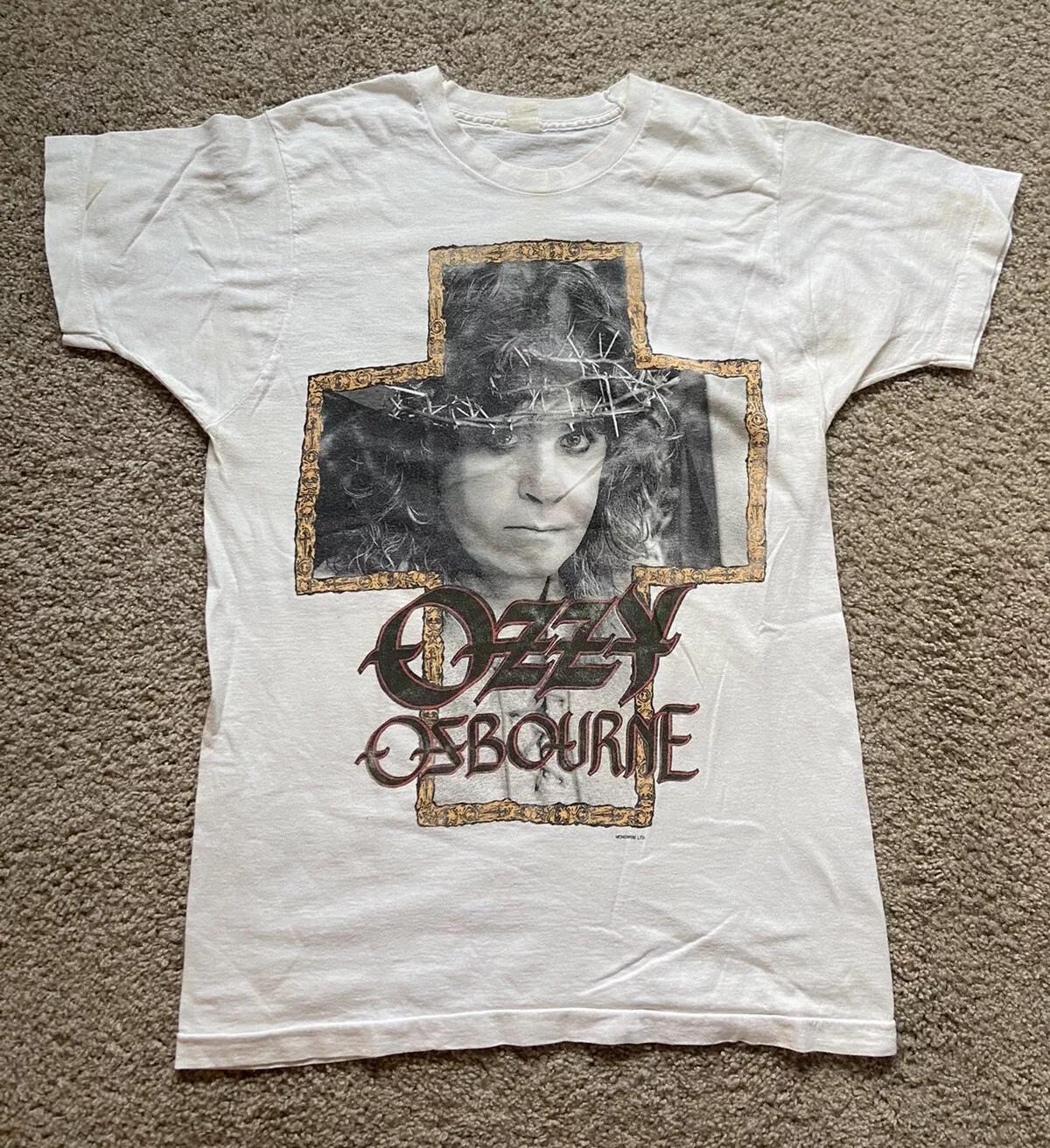 Ozzy Osbourne No Rest For The Wicked Tour 1988 1989 T-shirt MA12 L