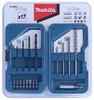 Makita 17-Piece Drill Bit Driver Socket Set Hex Shank 6.35mm Metal Concrete Case