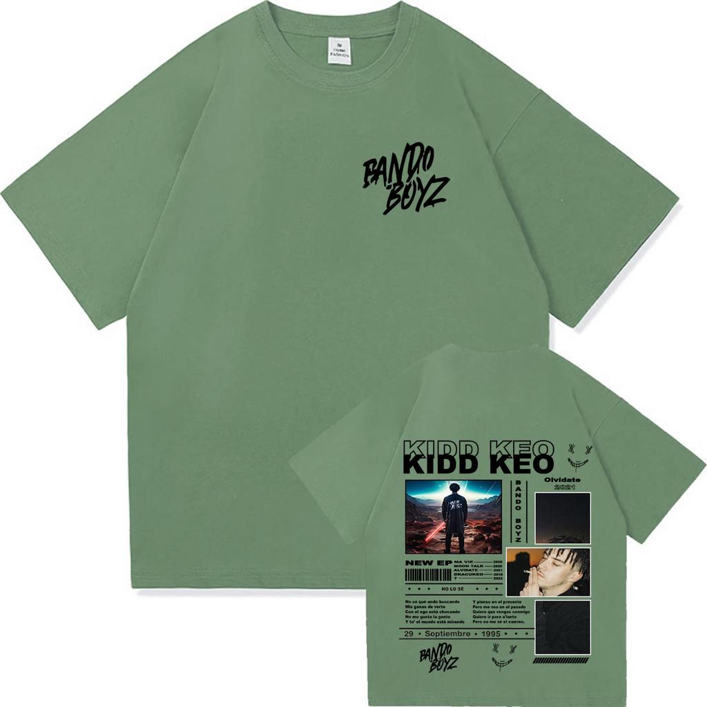 Rapper Kidd Keo Bando Boyz New Graphics Fashion Short Sleeve Tshirt Unisex Women Tshirt Cotton Oversized Streetwear T Shirt Unisex