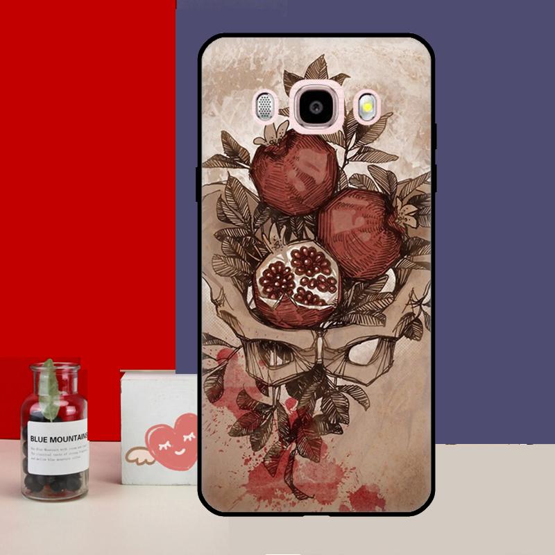 Food Fruit Red Pomegranate Case For Samsung Galaxy J3 J5 J7 2016 A3 A5 2017 A6 A7 A8 A9 J8 J4 J6 Plus 2018 Back Cover
