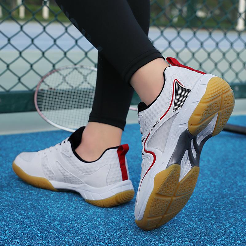 New badminton shoes men's shoes lightweight mesh table tennis shoes women's breathable non-slip competition training shoes tennis shoes