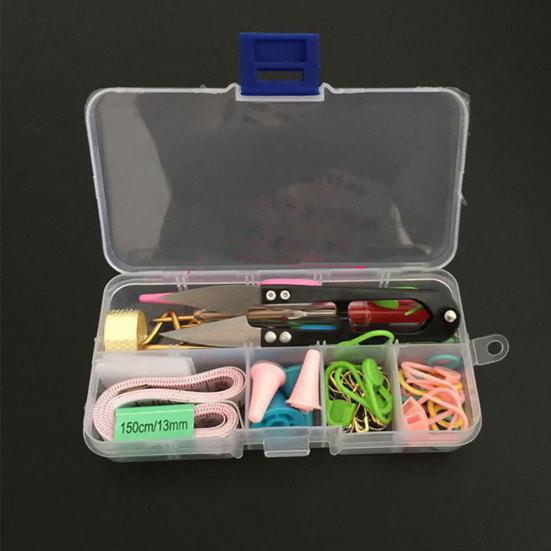 

Инструмент для вязания, игла, крючок, набор аксессуаров с футляром, портативный для портного