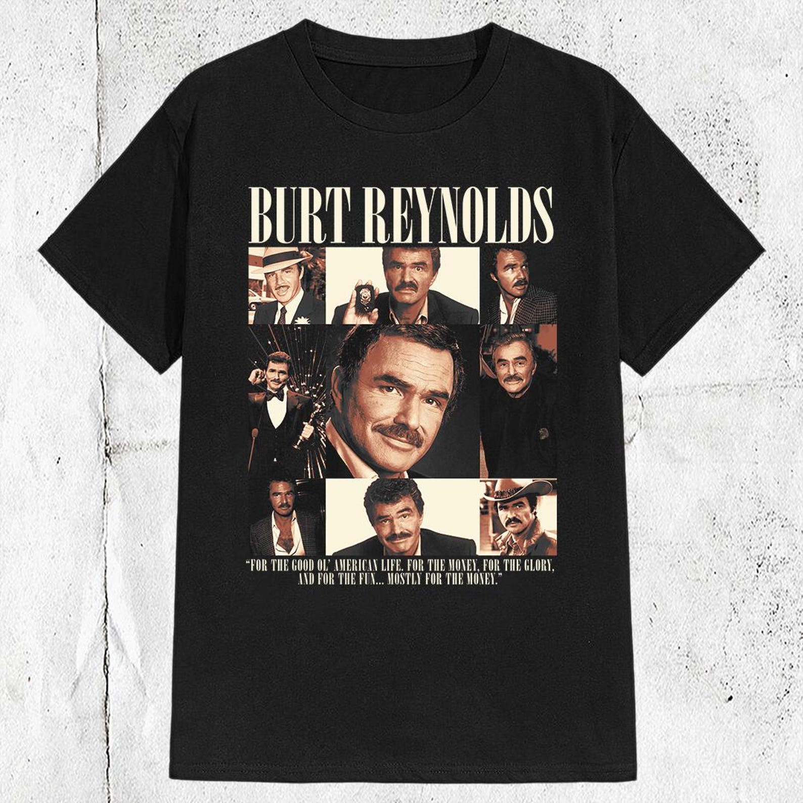 70s 80s Burt Reynolds Actor Movie T shirt 3XL