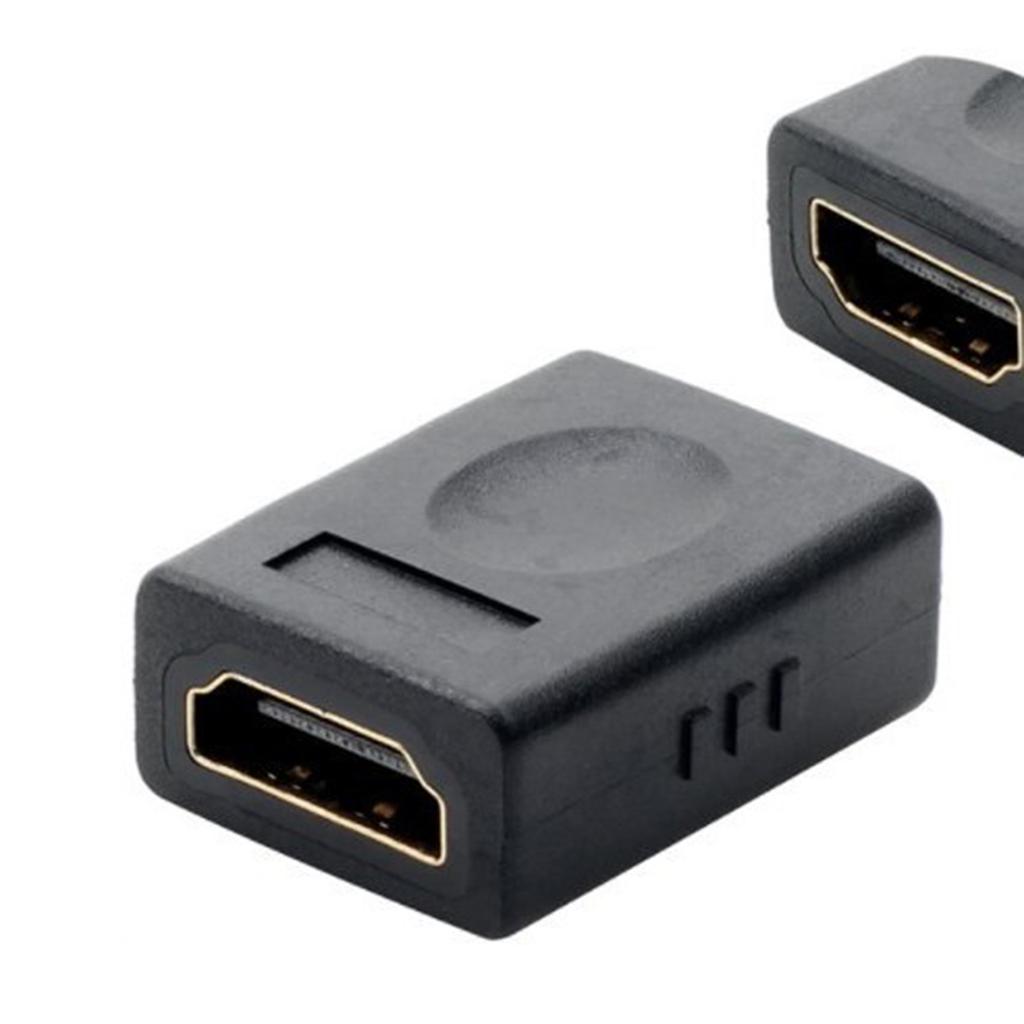 Compact HDTV Port Female to Female Adapter Supports 1080P 720P 4K Resolution for Extending Video Cable Length