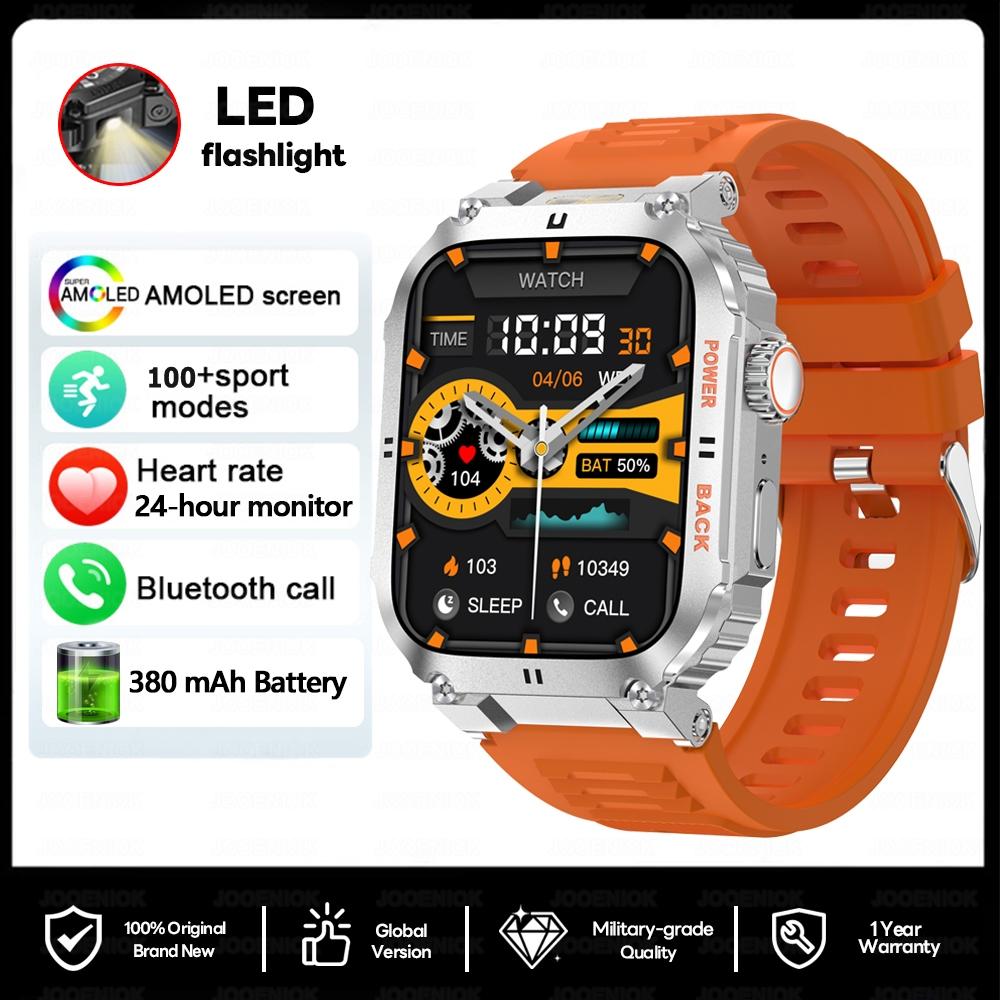 New Deeply Water Resistant SmartWatch Men Heart Rate Sleep Monitoring Reminder feature 100+ Sports Modes Smart Watch Men