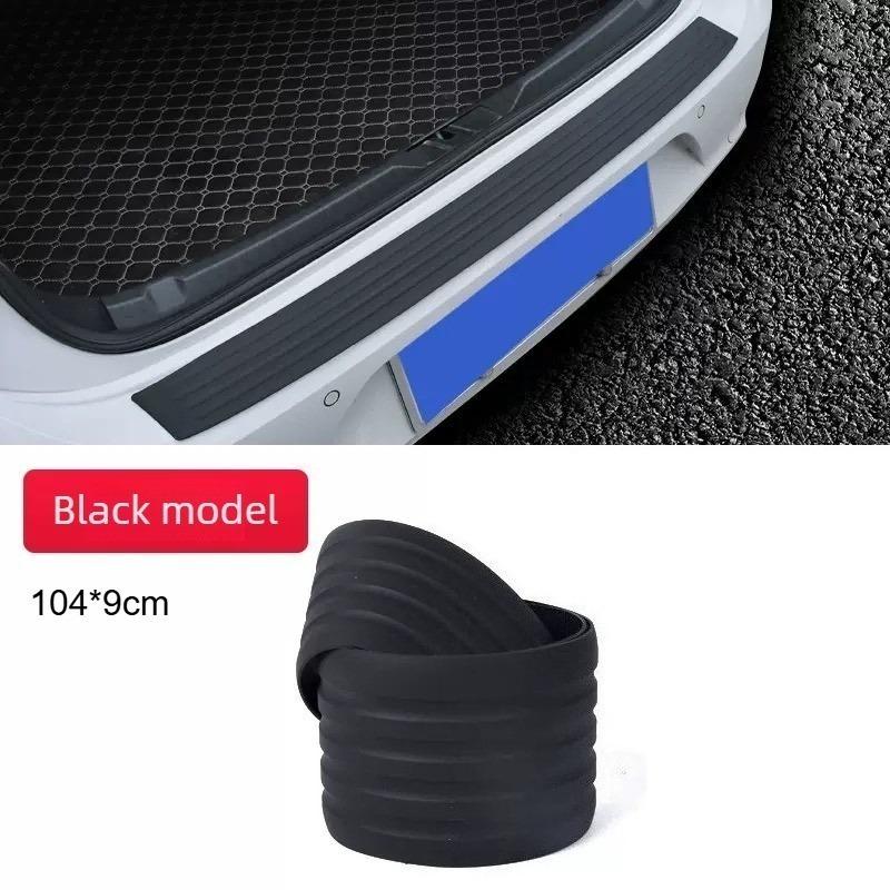 Universal Car Trunk Door Sill Plate Protector Rear Bumper Guard Rubber Mouldings Pad Trim Cover Strip Car Accessories