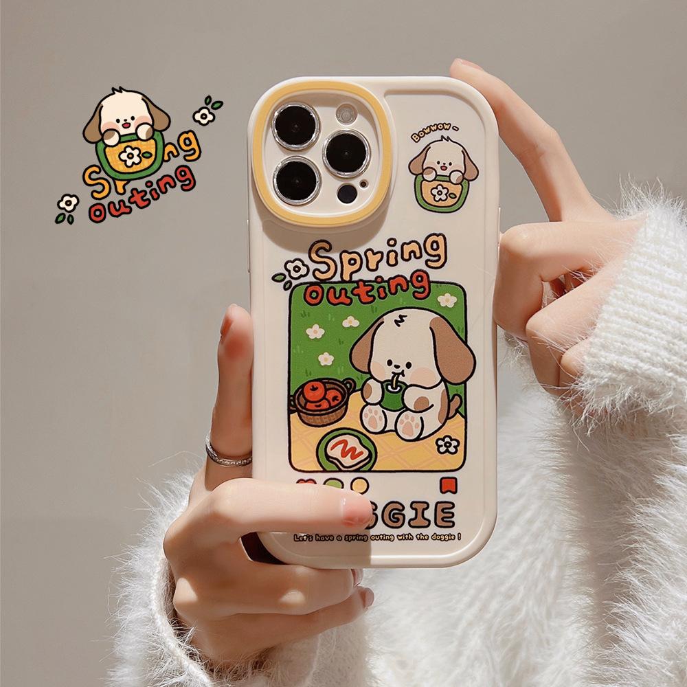 

Iphone16 Mobile Phone Case Apple 15pro Max Silicone 12 Protective Case XR Suitable for 11 Original Cartoon 13pro Huawei Nova10SE