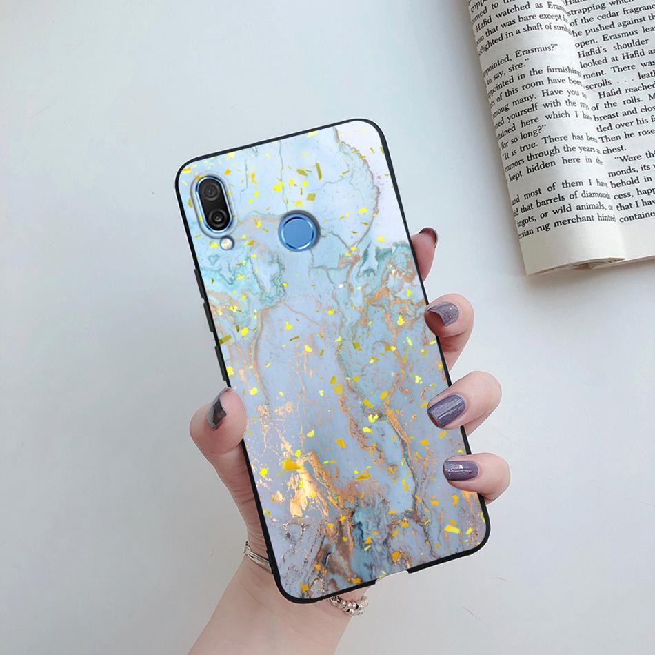 For Honor Play Case COR-L29 COR-L09 Phone Cover Stylish Flower Soft Silicone Matte Case Fundas For Honor Play Shockproof Bumper
