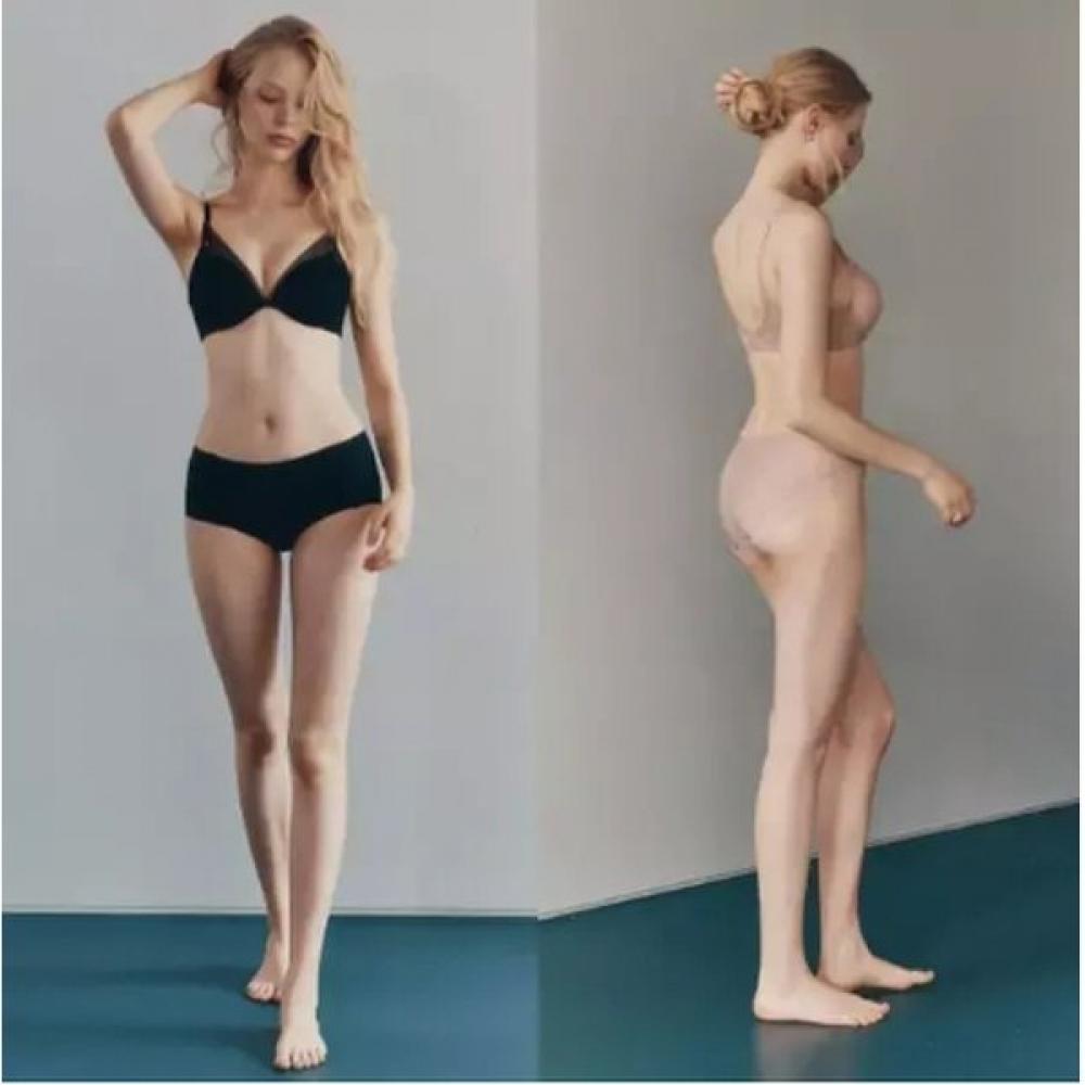 

No Line Orhwa Ham Panty Opt6847hset black/black/100