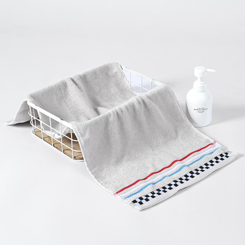 

Полотенце полное хлопковое моющееся цветное тканое мягкое впитывающее воду домашнее длинное бархатное хлопковое банное утолщенное подарочное полотенце для лица 35*75cm