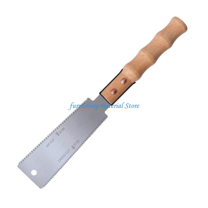 Y5GD SK5 Sawing Japanese Double Edged Pull Sawing Handsaw Woodworking Hand Tools wide head