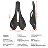 TOSEEK Bike Saddle Carbon Leather Bicycle Saddle Cushion with Ventilation for Road Bicycles 280x155mm ORIGINAL DESIGN