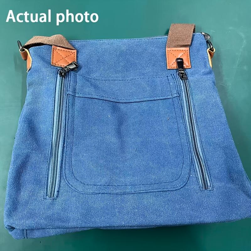 Preference for Bag Styles: Women'S Shoulder Bag Made of Canvas, Vintage Crossbody Bag, Fashionable and Casual Commuter Bag for Women