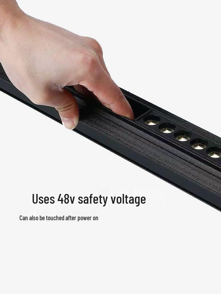 Shatterproof Magnetic Spotlight 2.0: Dual-Sided Energy-Efficient Aluminum Track Light for Living Rooms