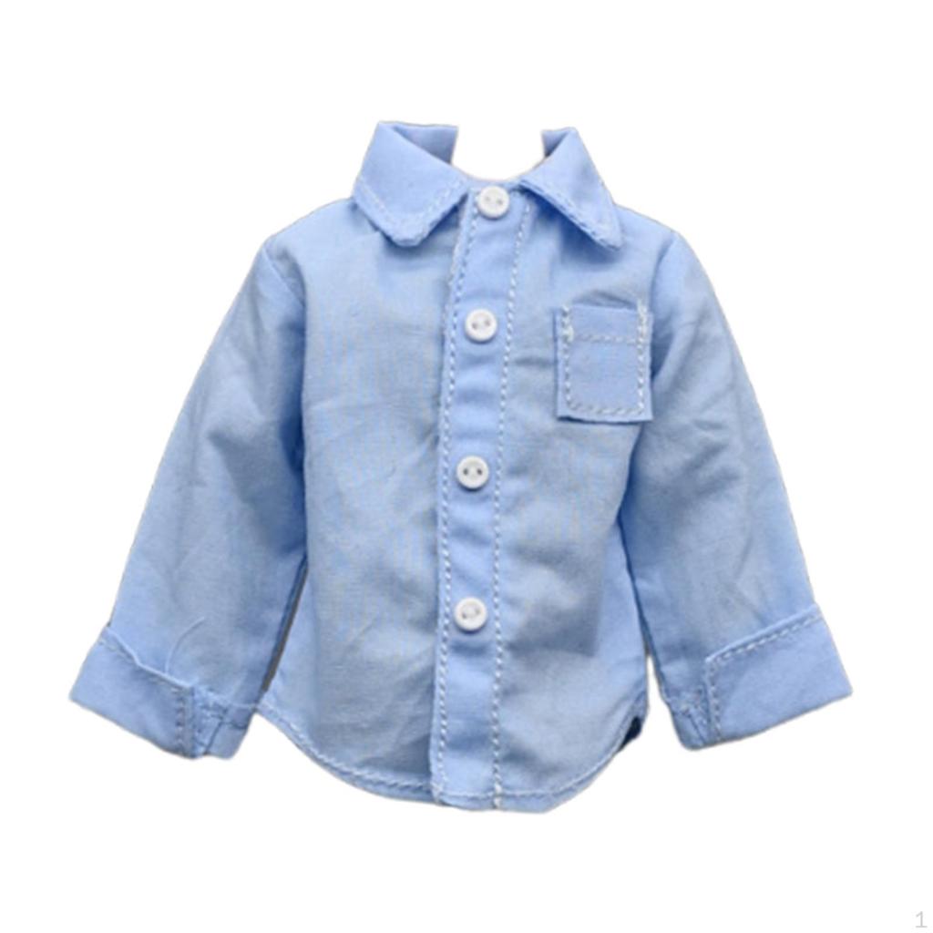 1/ Figure Shirt Doll Clothing Model Realistic Kids Adults Gifts Fashion Accessories Soft 6" Male