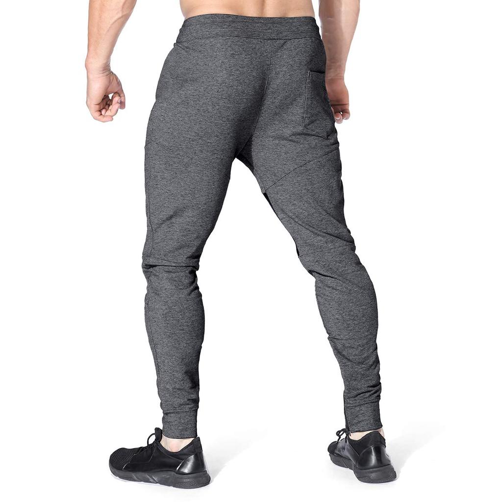 BROKIG Breathable Jogger Mesh with Ship Comfortable Gym Workout Slim Fit Pants, Men's Pockets, Sweatpants, Pants, Pants, Casual, (Dark Gray, XL)