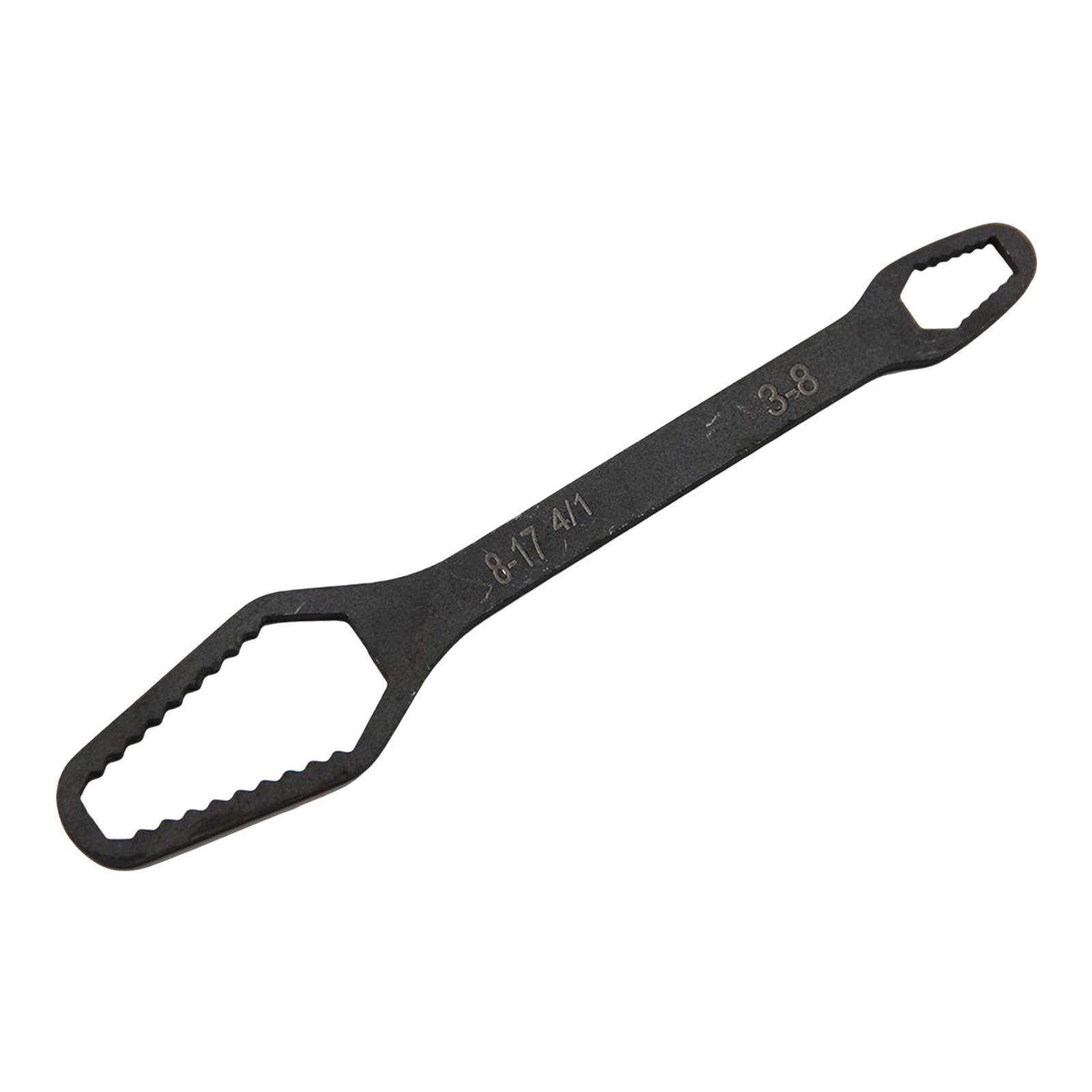 Multi Functional Wrench Double Sided Screw Nuts Wrench Sturdy Self Tightening Durable Repair Tool for Auto Tool Accessory