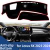 Dashboard Cover Pad for Lexus RX 350 500h RX350 RX500h ALA10 ALH10 2023 2024 Car Liner Anti-UV Mat Sunshade Dashmat Carpet Dash