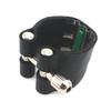 Professionelle PU-Leder Altsaxophon Mundstück Ligatur Clip Befestigung Langlebig