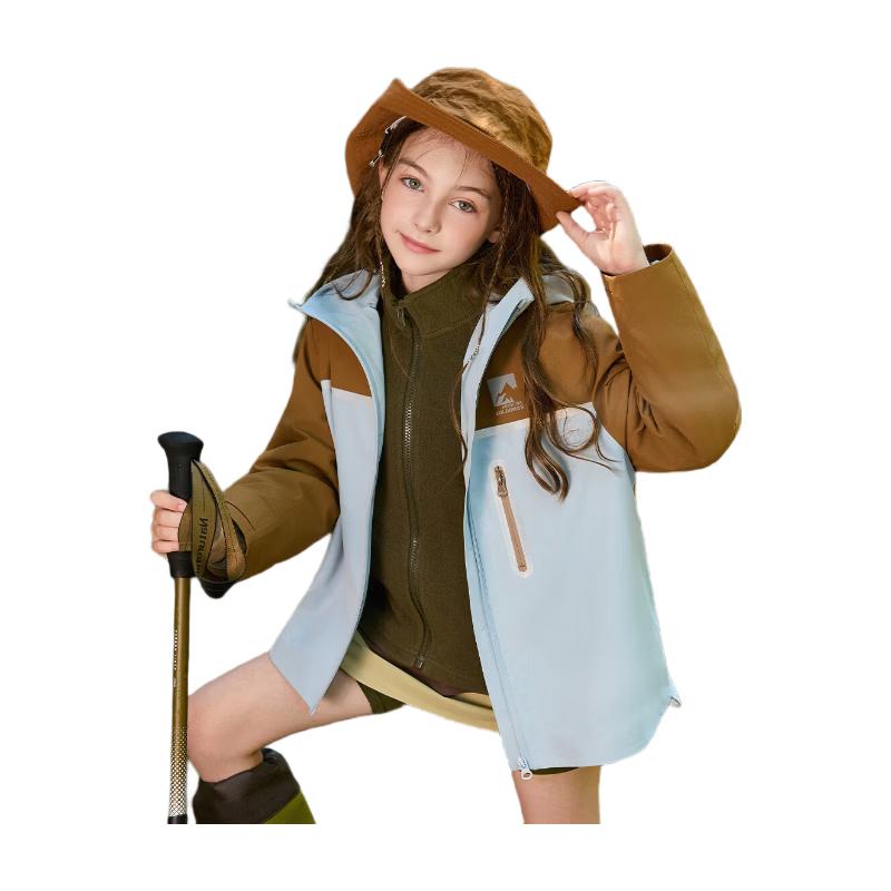 ASK JUNIOR Kids  Hooded Waterproof Softshell Jacket 140