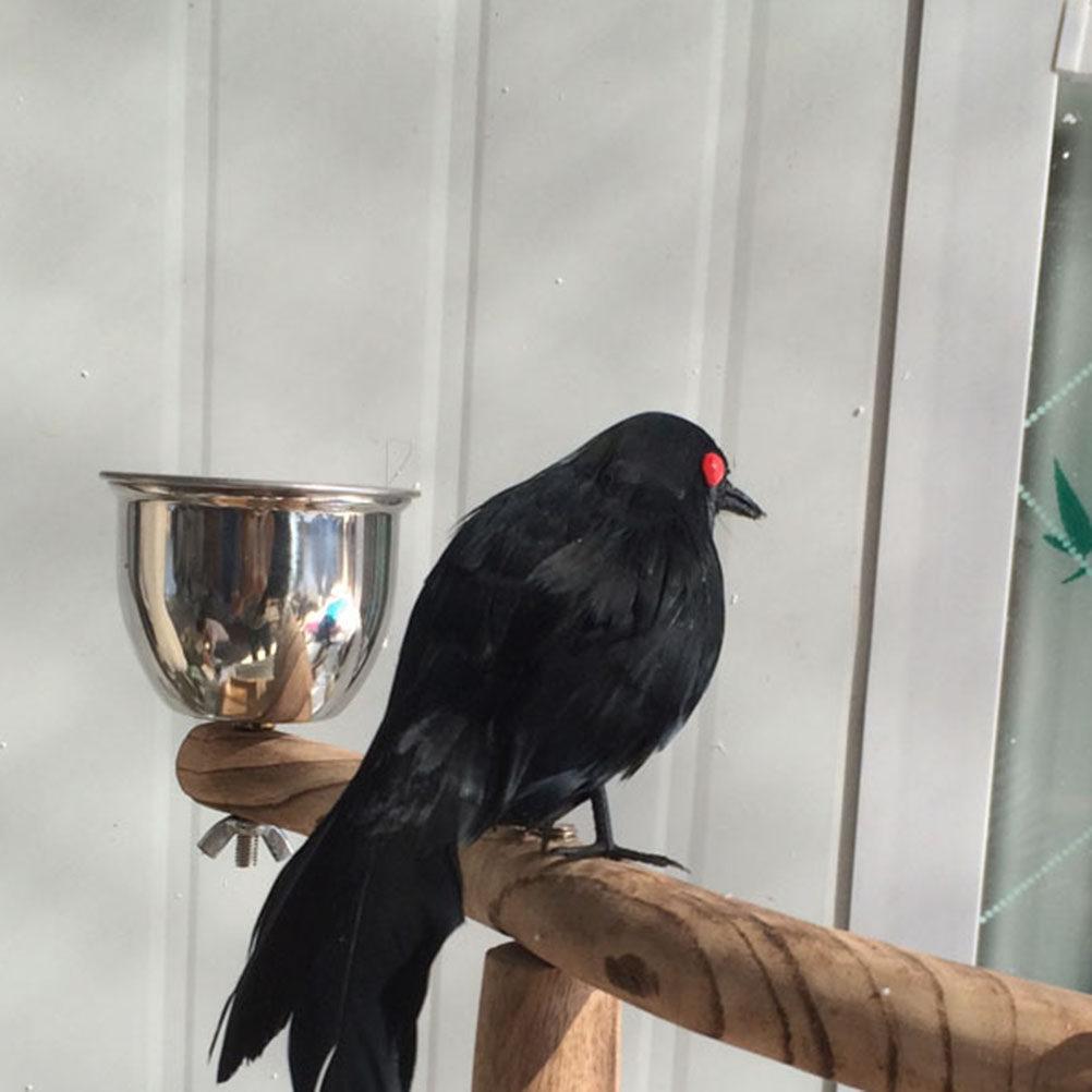 Realistic Halloween Decoration Crow Lifesize Scary Decor for Haunted Decor Halloween Crow