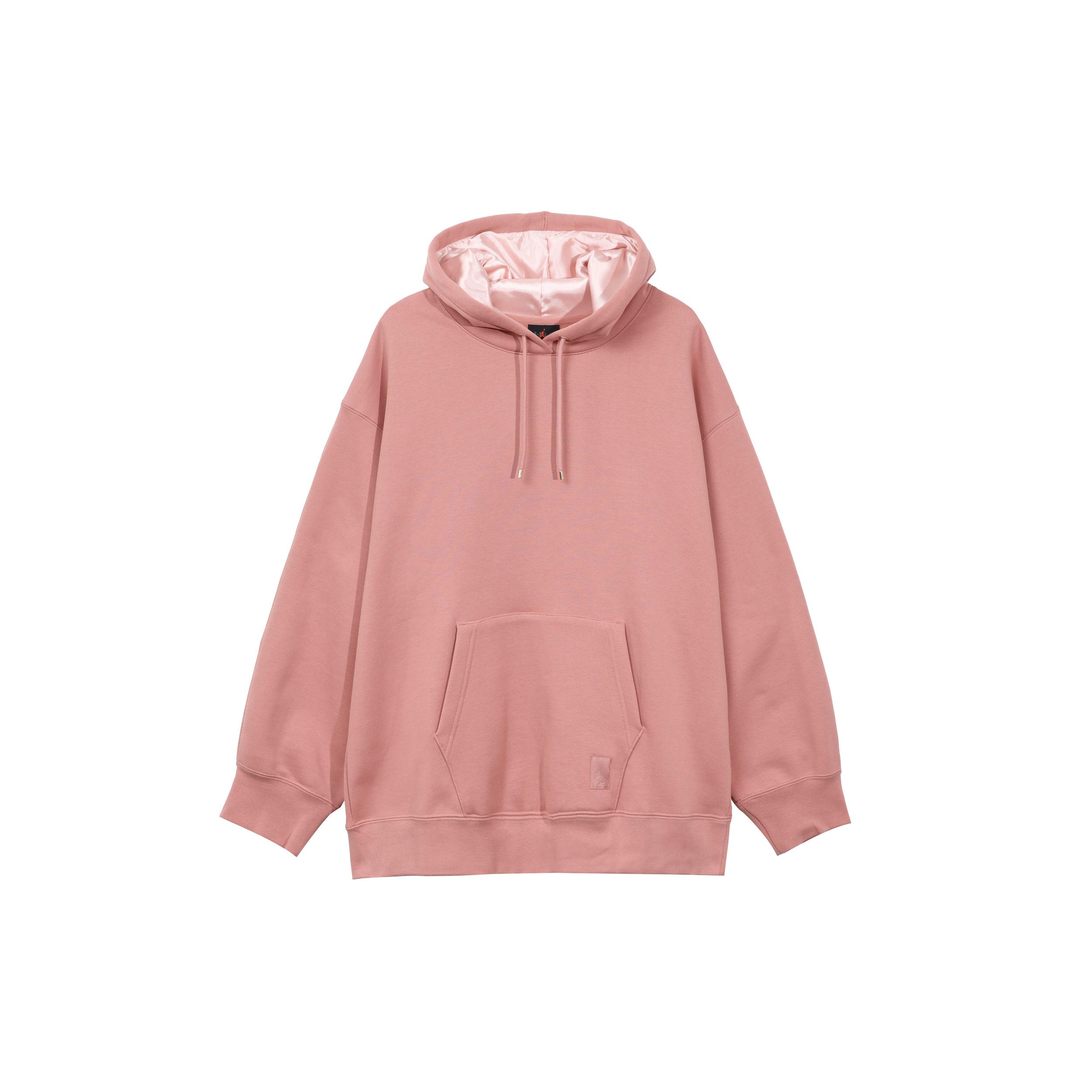 Jordan Women s Flight MVP Fleece Pullover Hoodie Pink FB5111-618 L