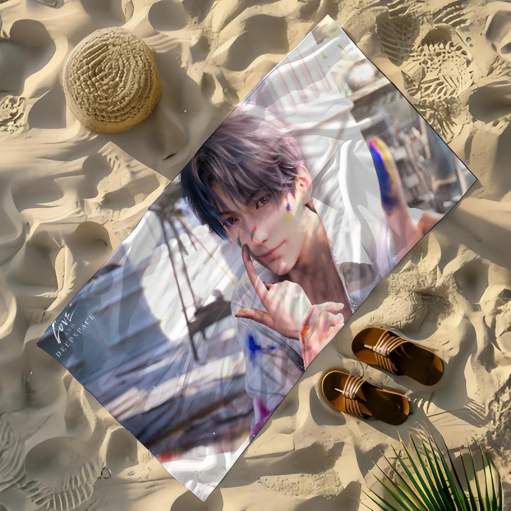Love and Deepspace Rafayel Towel Yoga Gym Yoga Gym Lightweight Portable for Swimming Beach Travel Sports Accessories Sandproof