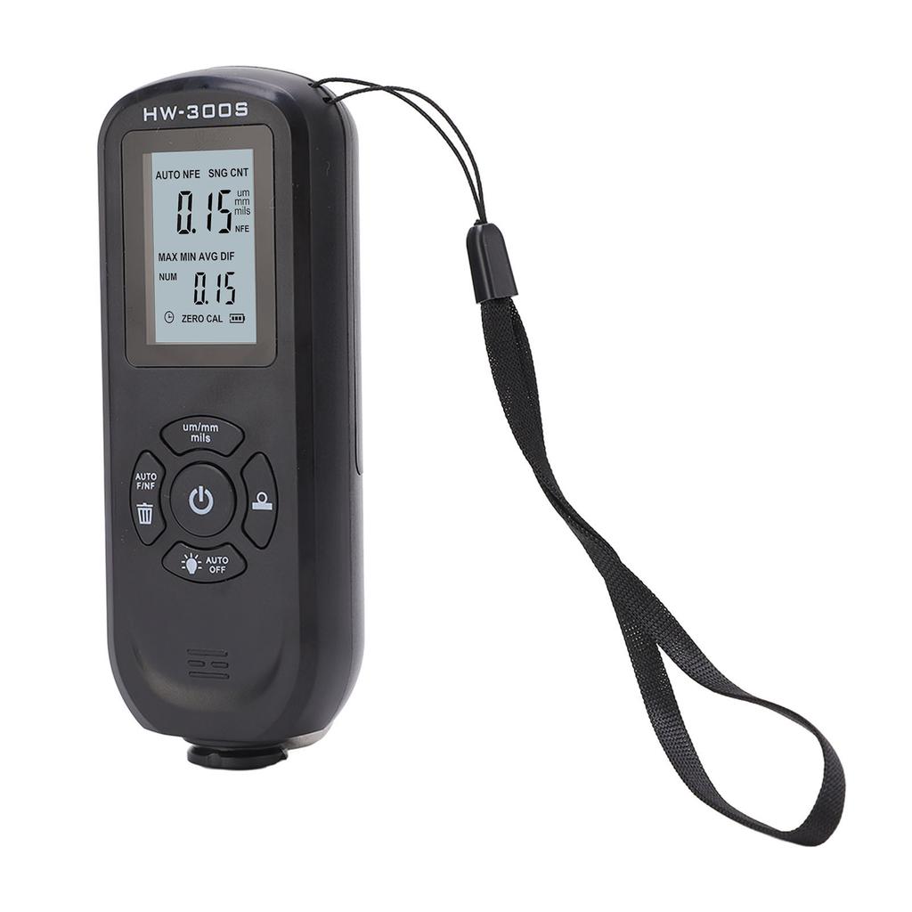 Paint Thickness Gauge Coating Depth Meter Tester Digital Display 3 Units for Machine