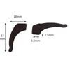 Anti-slip Silicone Ear Grip Glasses Eyeglasses Leg Ear Hook Stopper Bracket Fastener Accessories Anti-fall Eyewear Holder Accessories
