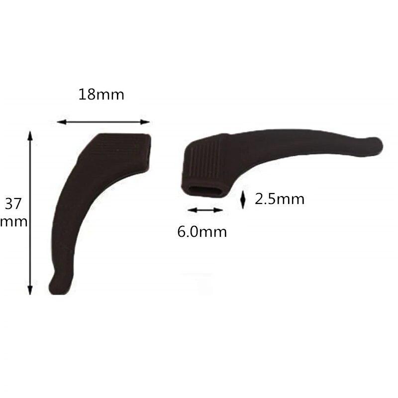 Anti-slip Silicone Ear Grip Glasses Eyeglasses Leg Ear Hook Stopper Bracket Fastener Accessories Anti-fall Eyewear Holder Accessories