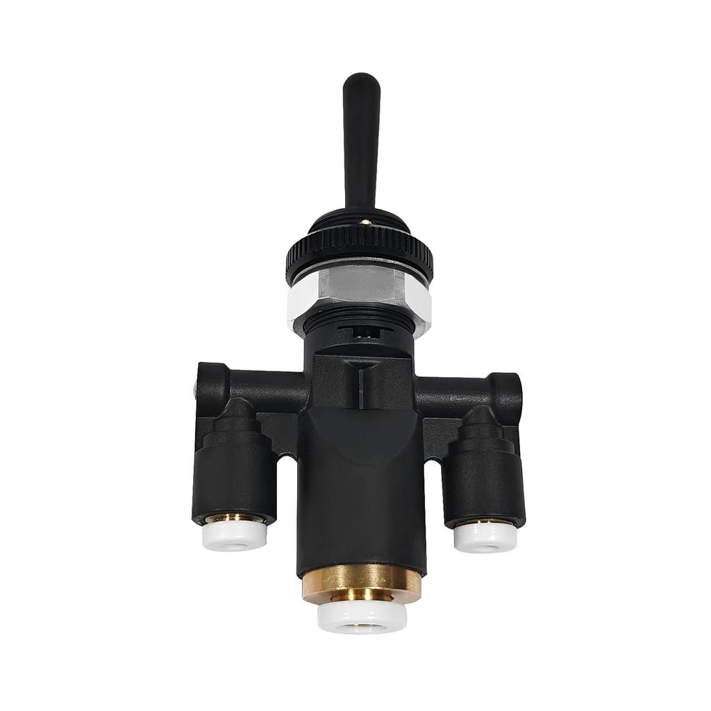 Air Window Toggle Valve Switch 1/4 Fits for Peterbilt 379 & Kenworth Trucks, Replacement 818-0007-000, 8180007000