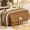 Brown Large Capacity Pencil Case, Pencil Pouch, Pencil Bag, Pen Case, Pen Pouch, Pen Bag, Pencil Pouches, Pencil Bags, Green Pencil Case