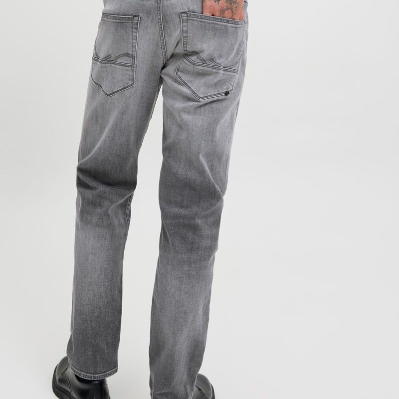 Schmal zulaufende Jeans mike black denim Herren JACK & JONES